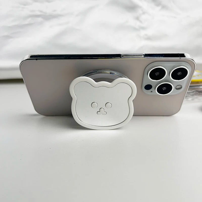 Bear Mirror Magnetic MagSafe Phone Grip With Expanding Stand - Smarsty