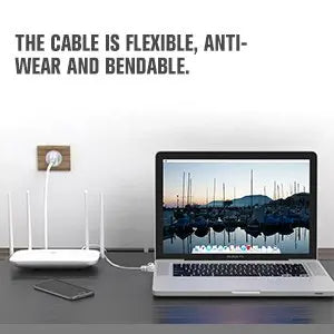 Cat 6 Ethernet Cable 1000M High Speed Flat Design - Smarsty