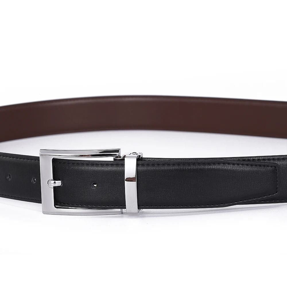 Men's Leather Cowskin Belt High Quality Fashion Waist Strap - Smarsty