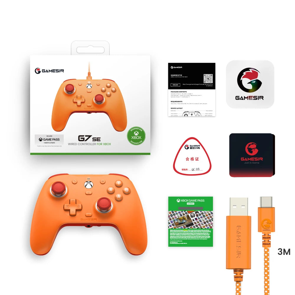 GameSir G7 SE Wired Xbox Gaming Controller with Hall Effect Joystick - Smarsty