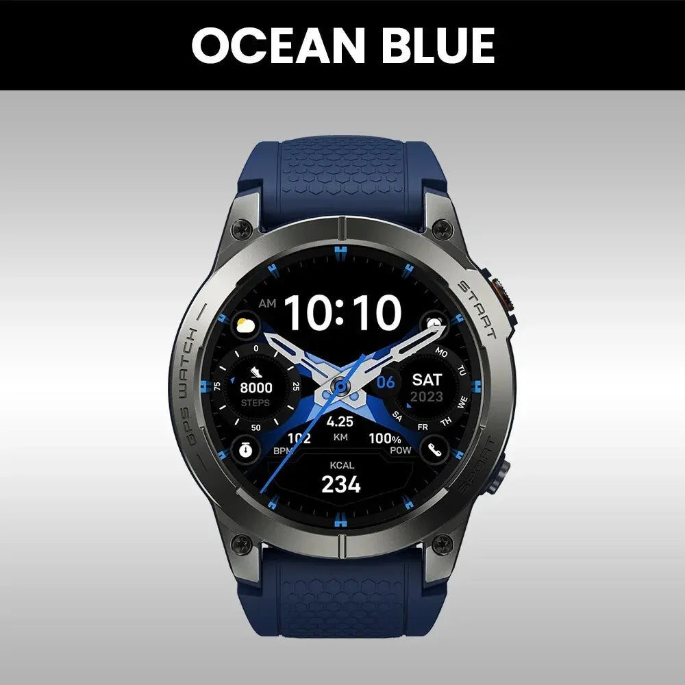 Zeblaze Stratos 3 Pro GPS Smart Watch with AMOLED Display - Smarsty