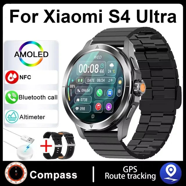 Xiaomi S4 Ultra Smart Watch With GPS Waterproof Sports Features - Smarsty