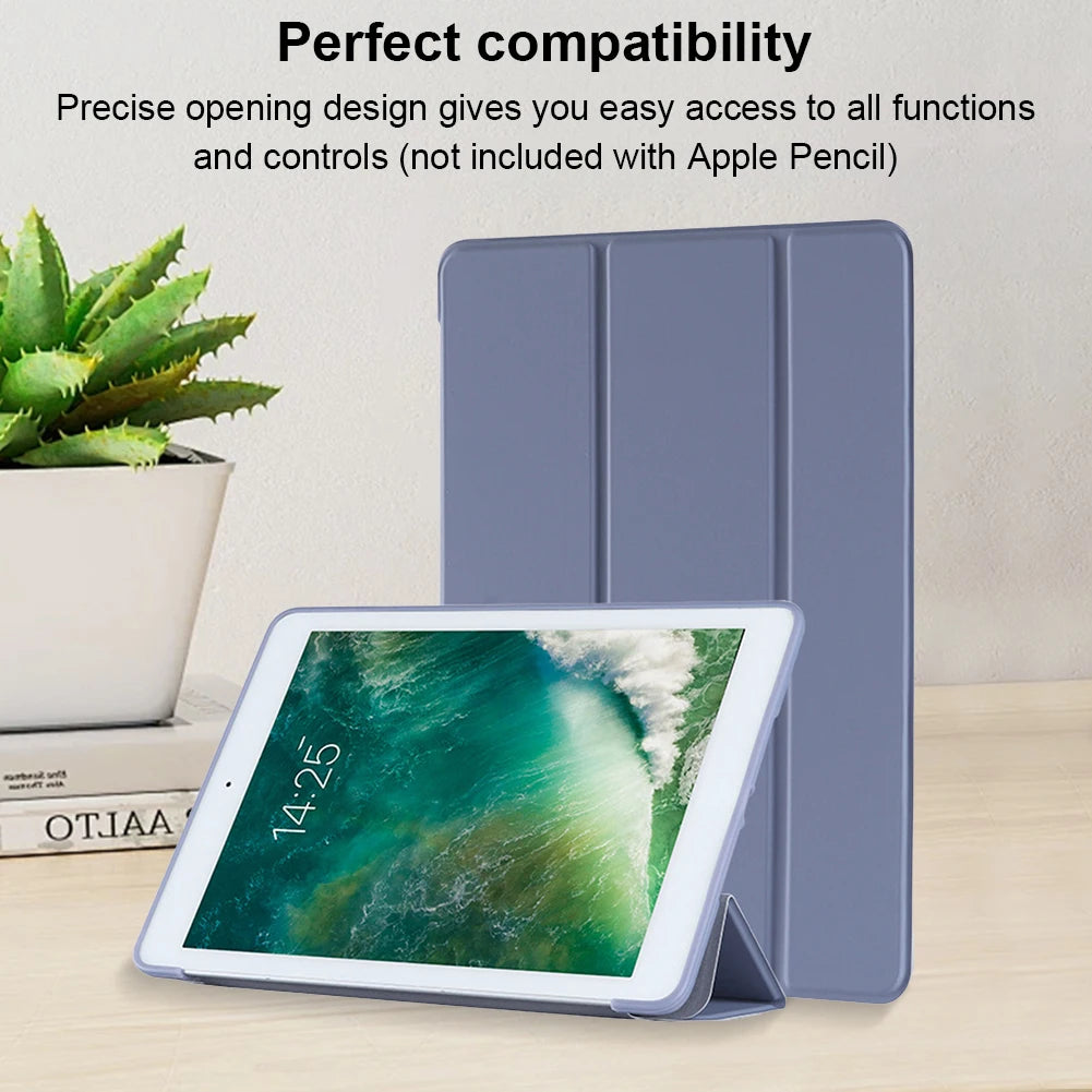 Case for iPad 10th Generation 10.9 Inch 2022 Auto Sleep/Wake Cover Case with Soft Silicone Back Smart Cover