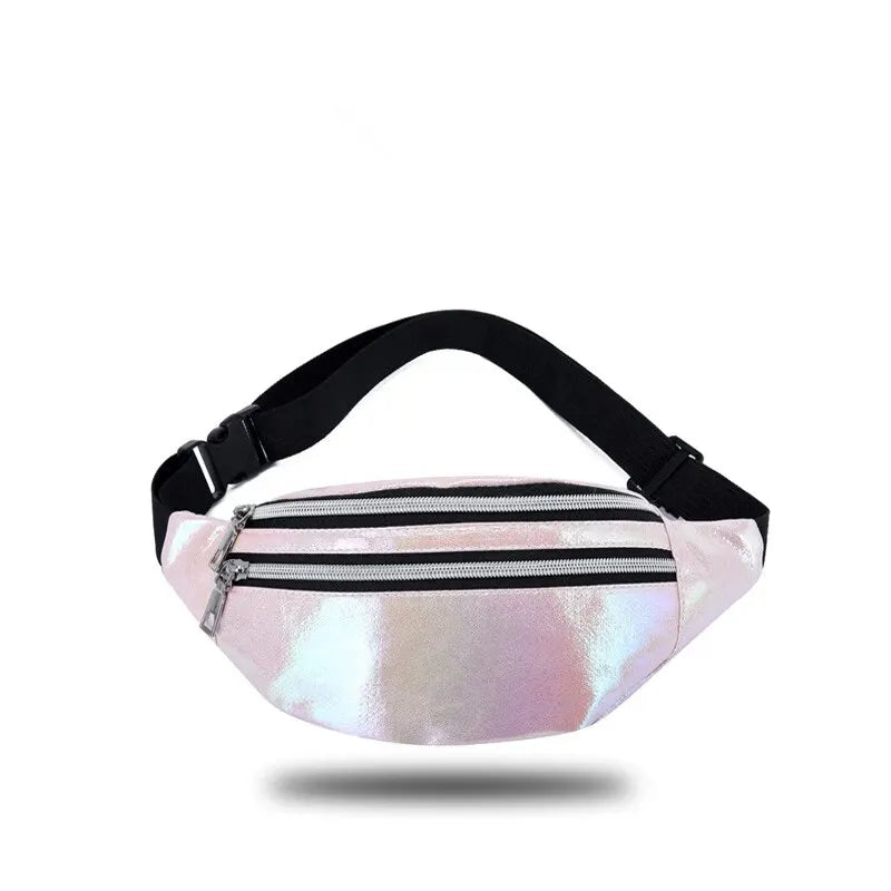 Holographic Fanny Pack Waist Bag For Travel And Beach - Smarsty