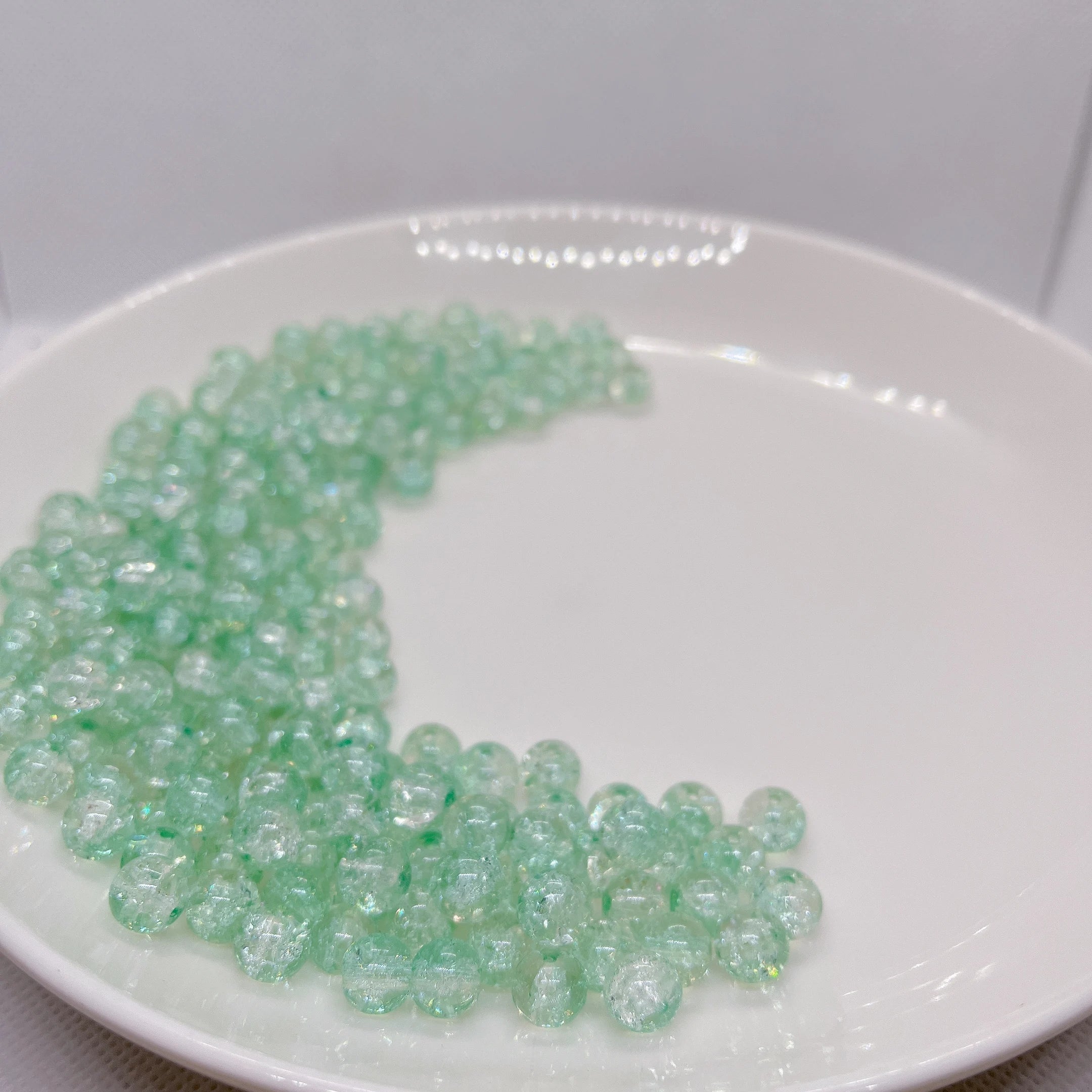 8mm Multicolor Glass Beads for Handmade Jewelry - Smarsty