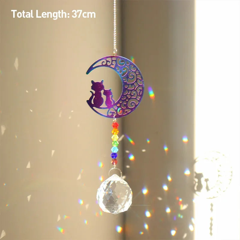 Colorful Crystal Pendant Suncatcher for Home Decoration - Smarsty