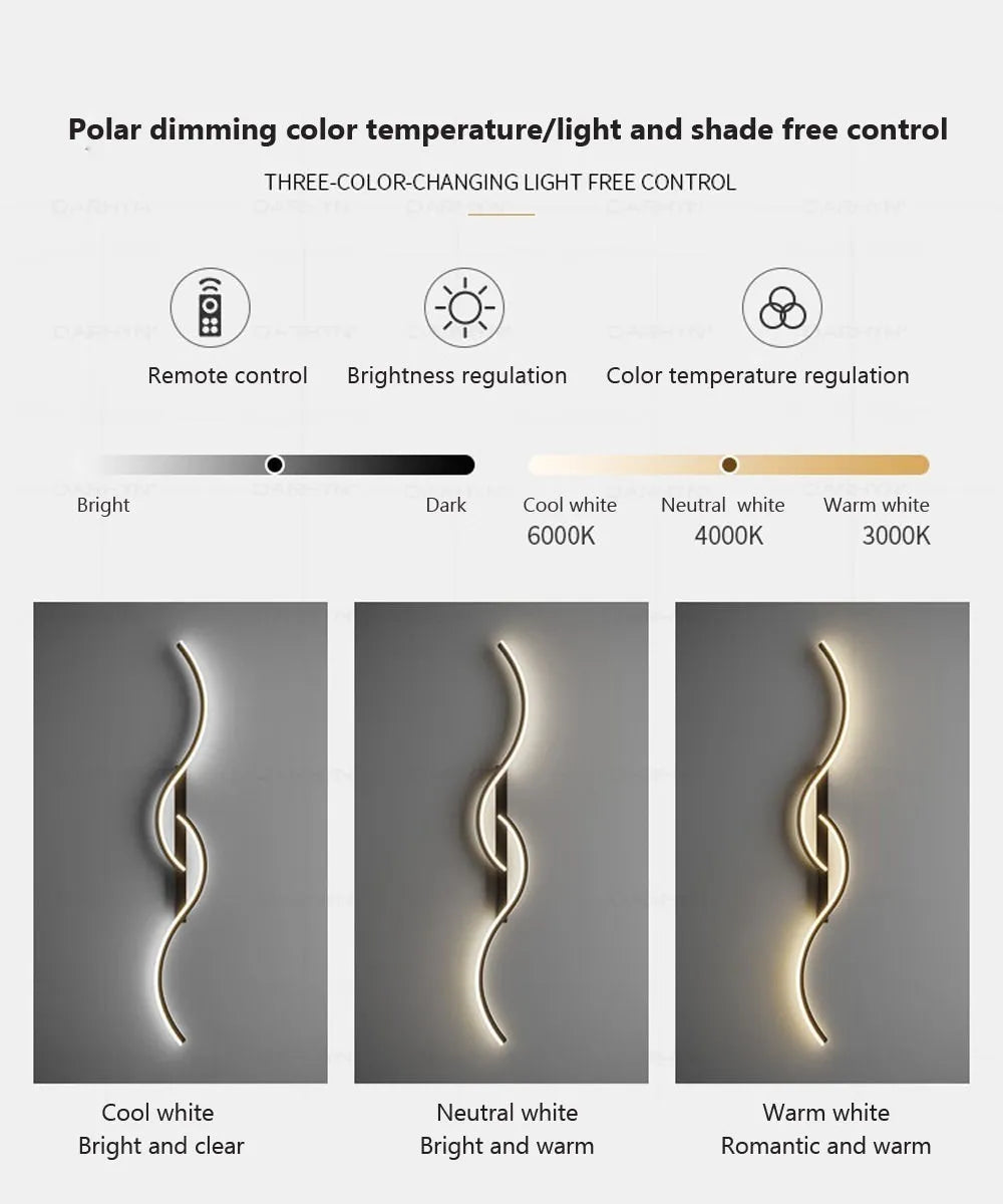 Modern LED Wall Lamp for Minimalist Home Lighting - Smarsty