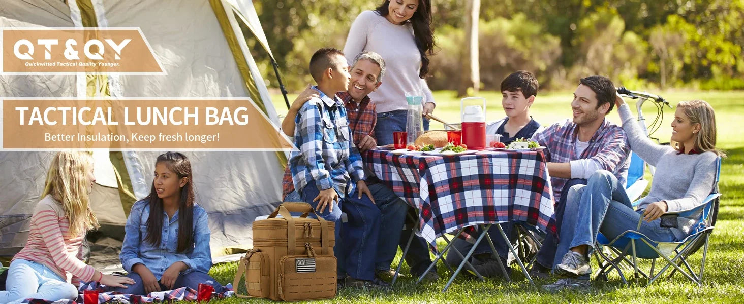 18L Tactical Insulated Lunch Box For Men Expandable - Smarsty