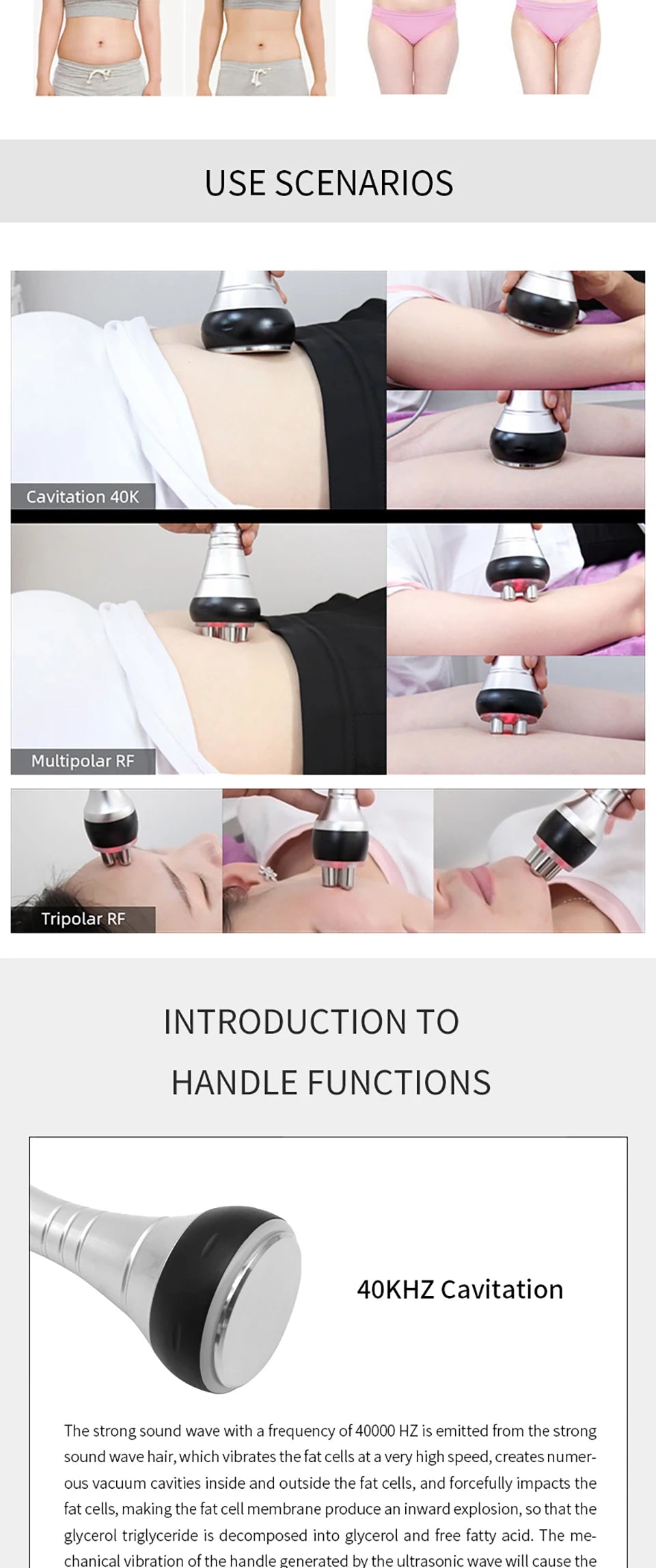 Ultrasonic Cavitation Weight Loss Machine for Body Shaping - Smarsty