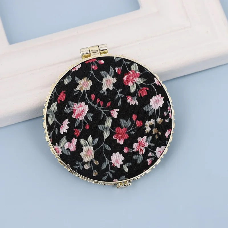 Portable Floral Makeup Mirror for Women Gifts - Smarsty