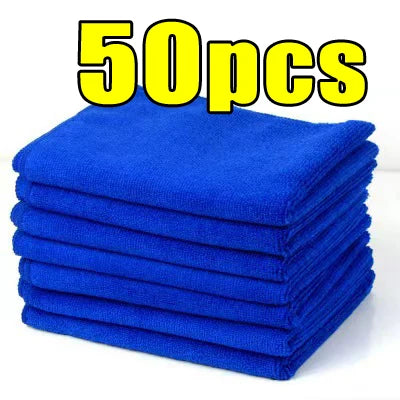 Microfiber Cleaning Cloths Lint Free Microfiber Cleaning Towel Cloths Reusable Cleaning Towels w/ Super Absorbent for Car Window - Smarsty