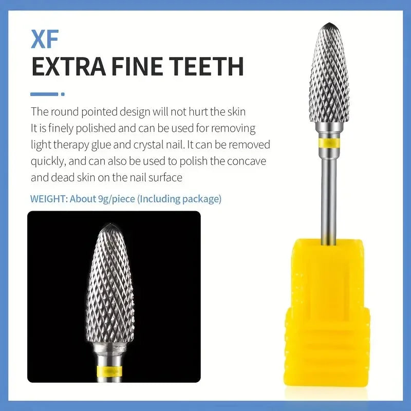 Tungsten Carbide Nail Drill Bits for Effective Gel Polish Removal - Smarsty