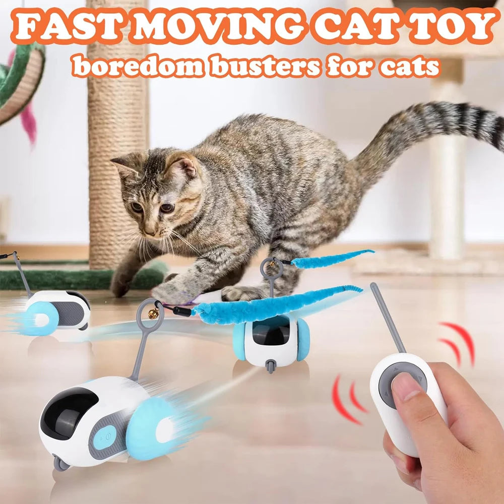 Smart Cat Toy with Remote Control for Interactive Play - Smarsty