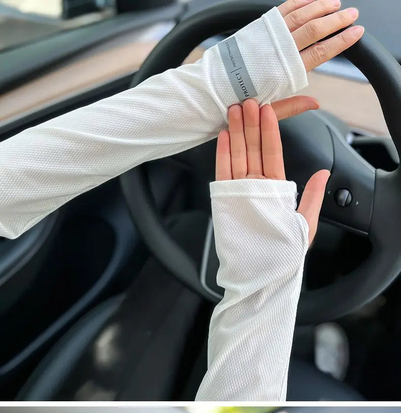 Men's Large UV Protection Ice Sleeves for Summer Outdoor - Smarsty