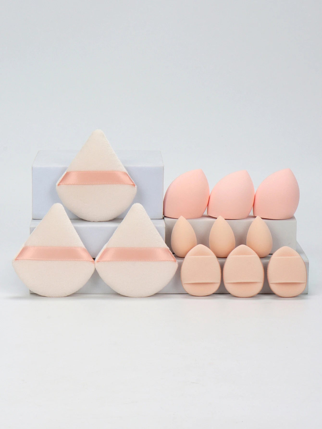 12-Piece All-Purpose Makeup Sponge Set for Flawless Application - Smarsty