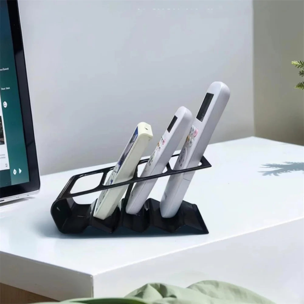 4-Grid Storage Rack Tv Air Conditioning Remote Control Stand Holder by Smarsty