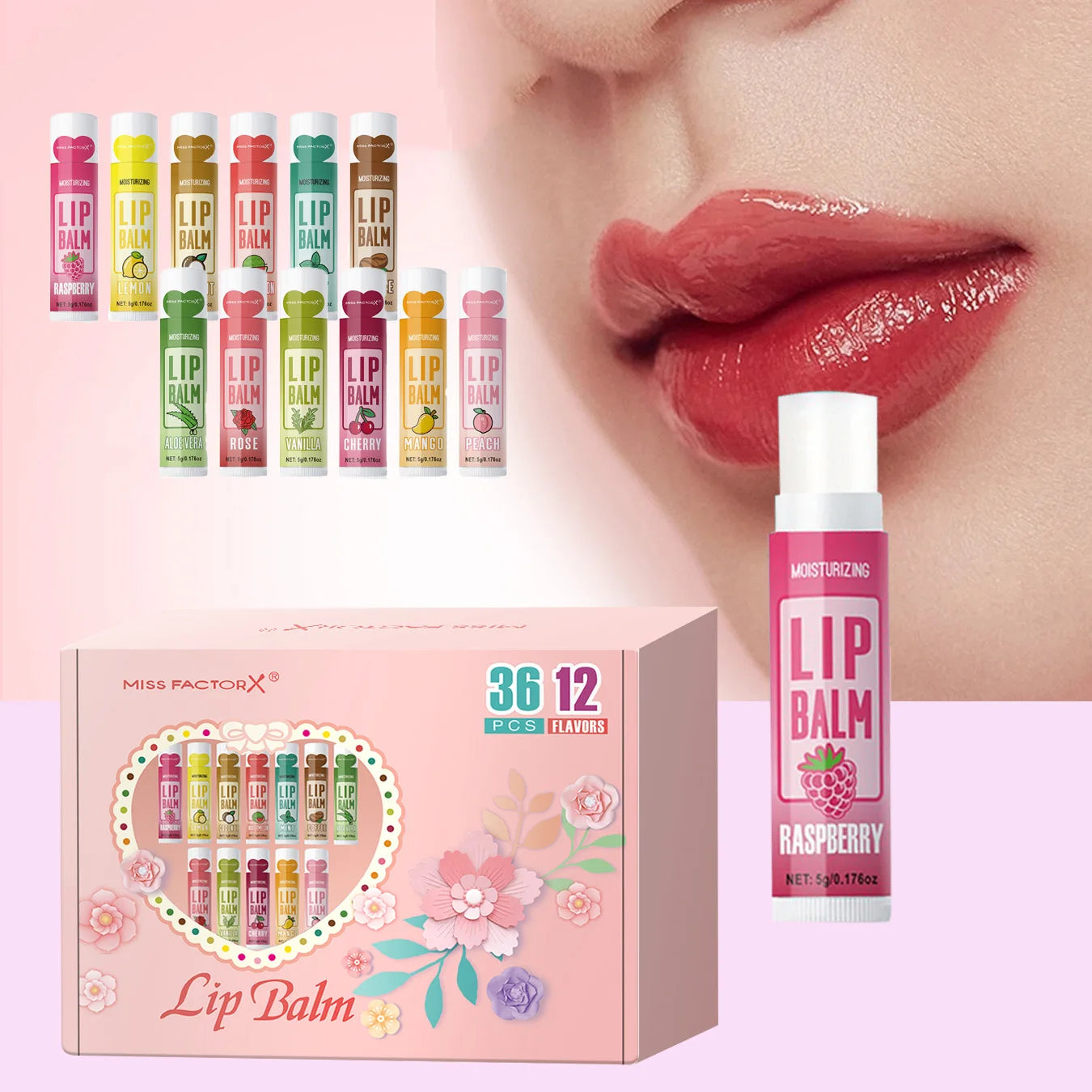 36PCS Deep Moisturizing Lip Balm Set for Bright Lips - Smarsty