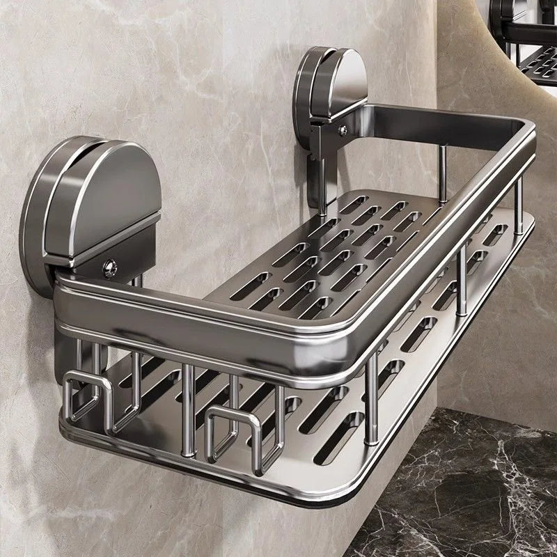 Bathroom Suction Cup Storage Rack for Easy Organization - Smarsty