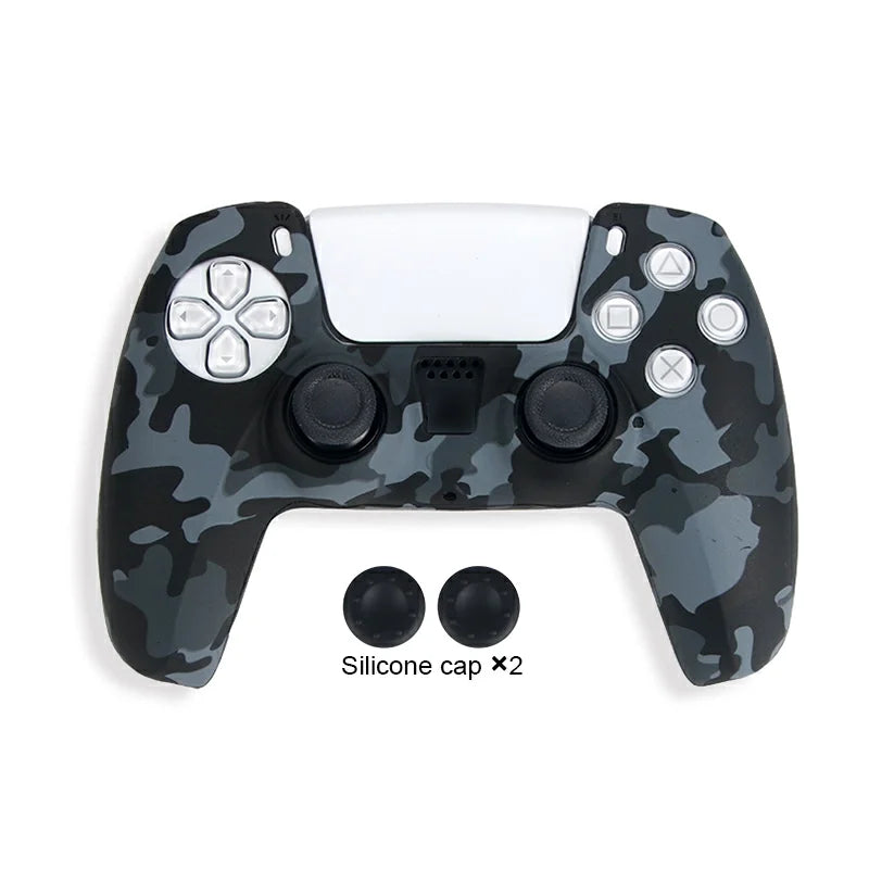 Camo Silicone Skin Cover for PS5 Controller Protection - Smarsty