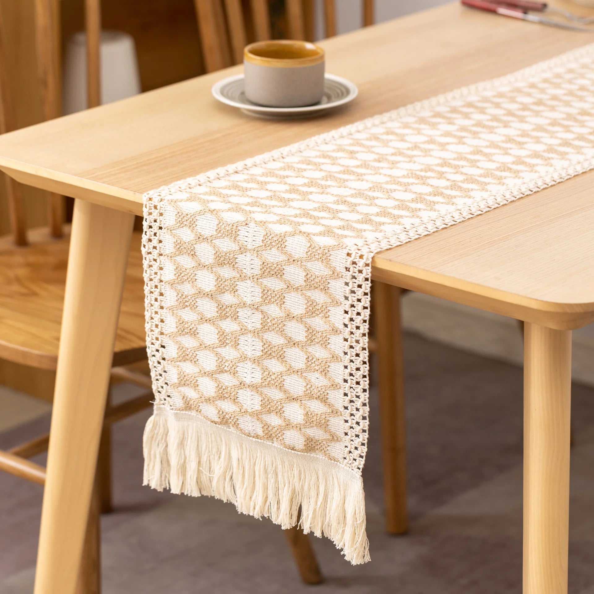 Cotton Linen Table Runner for Elegant Wedding Decor - Smarsty