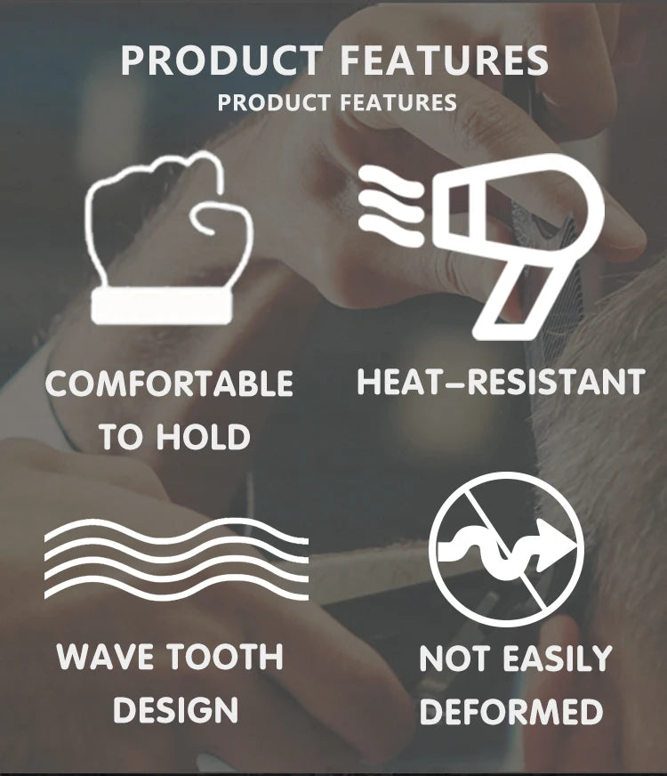 Professional Barber Anti Static Cutting Comb Tool - Smarsty