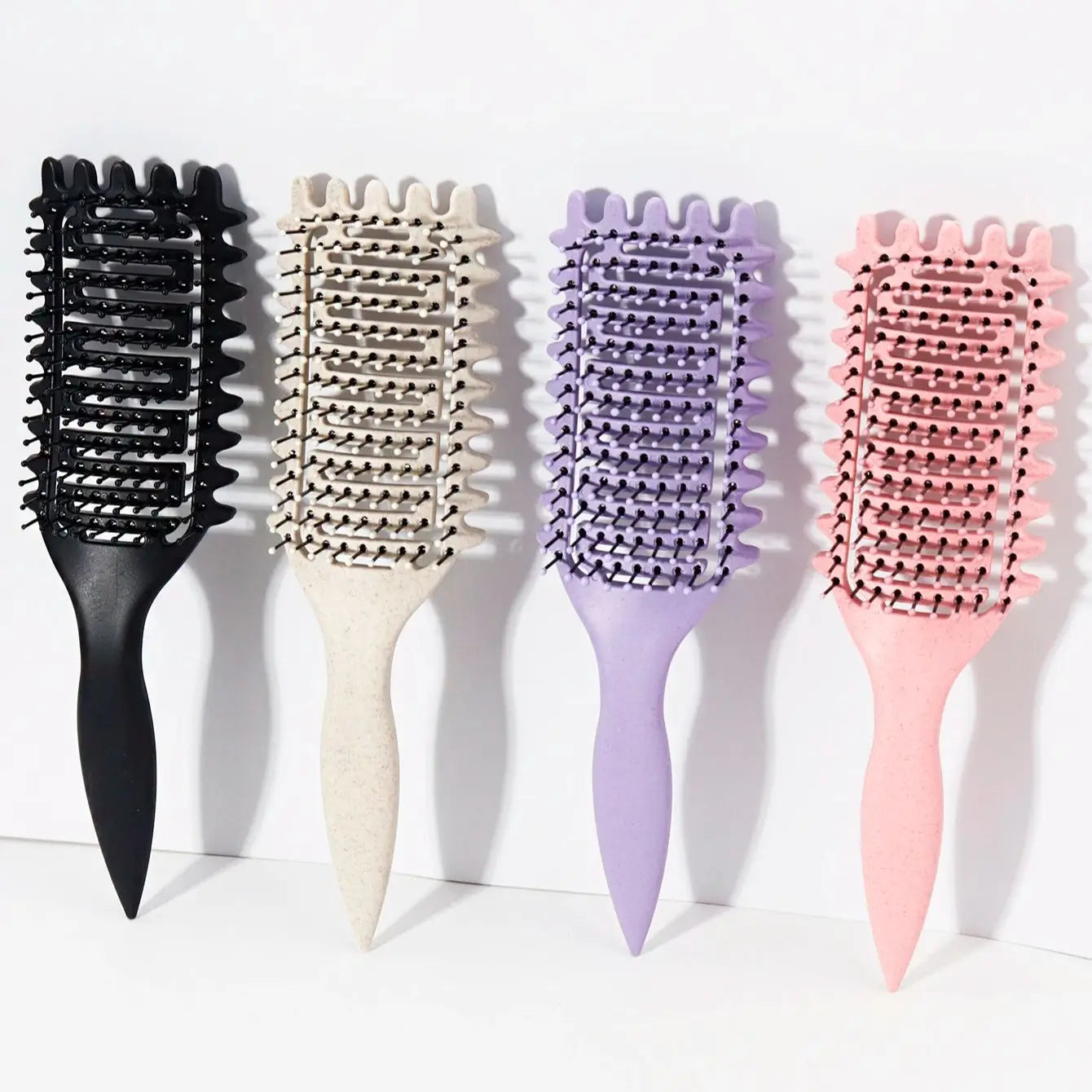 Curly Hair Styling Brush with Nylon Bristles - Smarsty