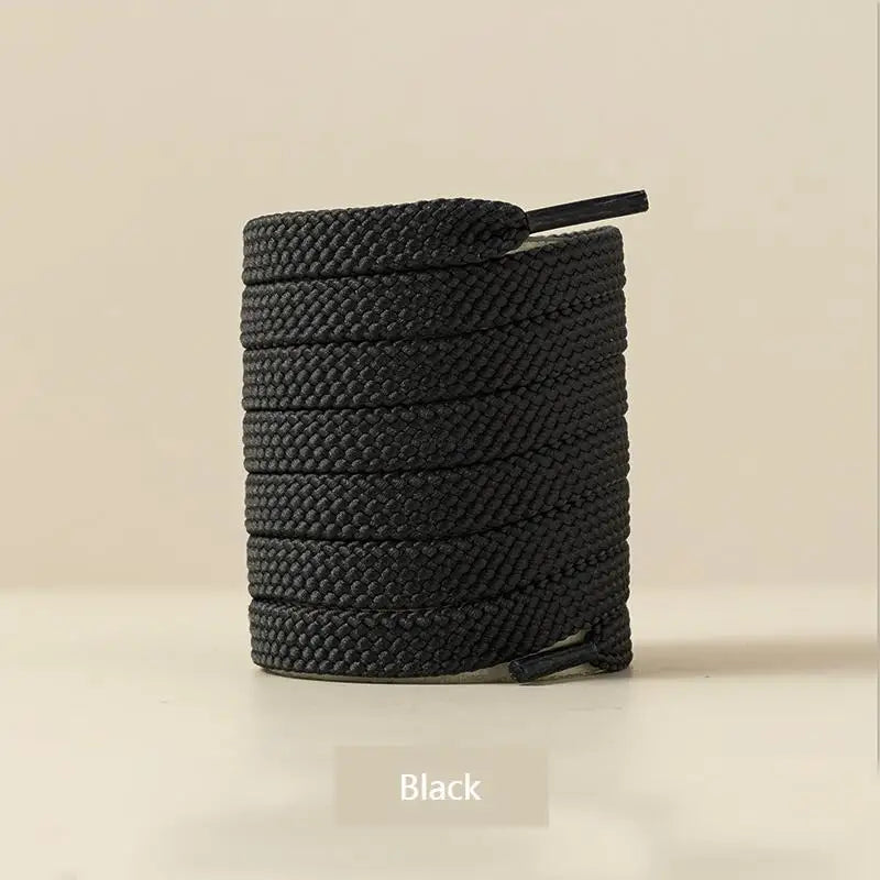 New Flat Classic Shoelaces for Sneakers Casual Shoe laces White Black Sports Shoelace Shoes Balanc String Shoe Accessories - Smarsty