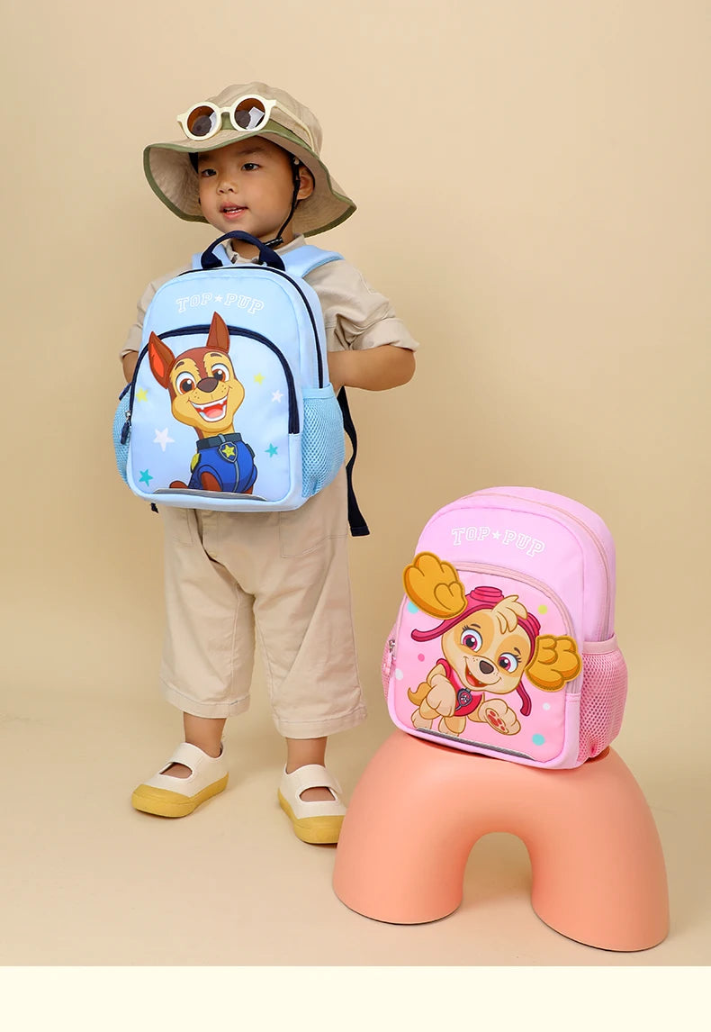 Kids Backpack Cartoon Chase And Skye For Preschoolers - Smarsty