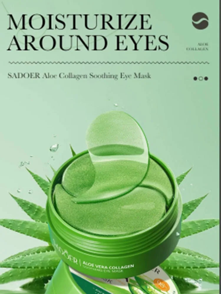 Aloe Vera Eye Masks for Dark Circles and Puffiness - Smarsty