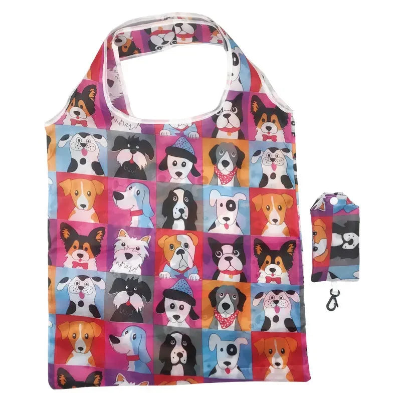 Reusable Nylon Grocery Bag Foldable Tote Eco Friendly - Smarsty