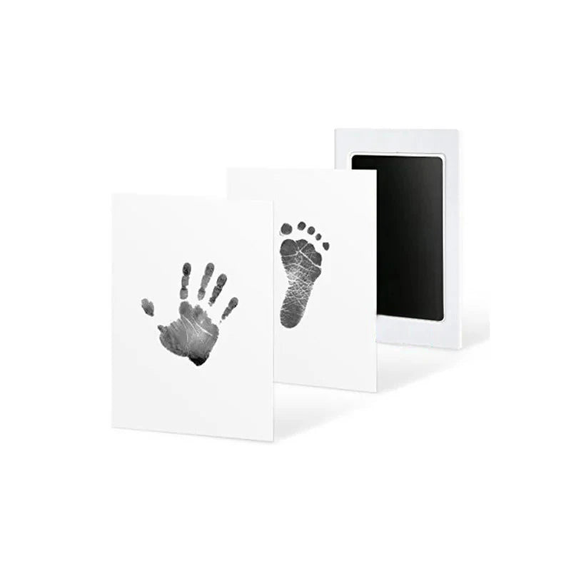 No Touch Baby Hand Footprint Kit Safe Ink Pad Souvenir - Smarsty