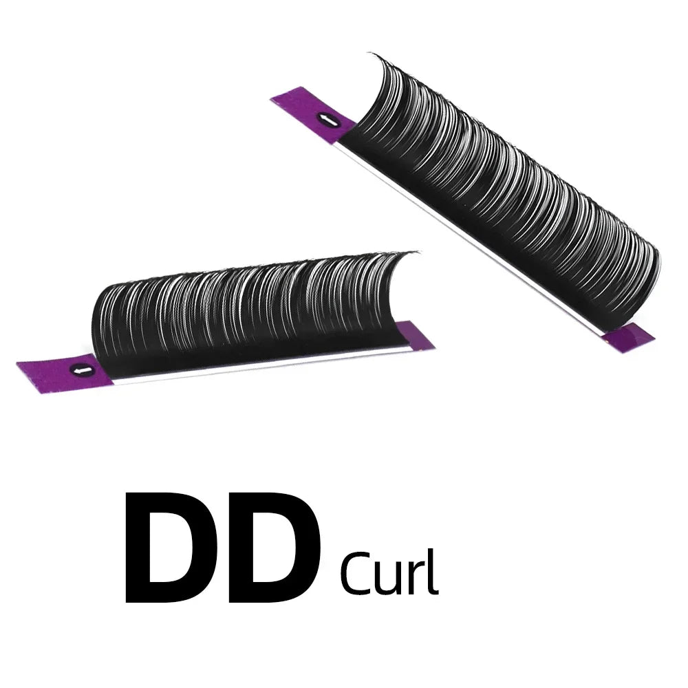 16 Rows Black Matte Eyelash Extensions for Natural Look - Smarsty