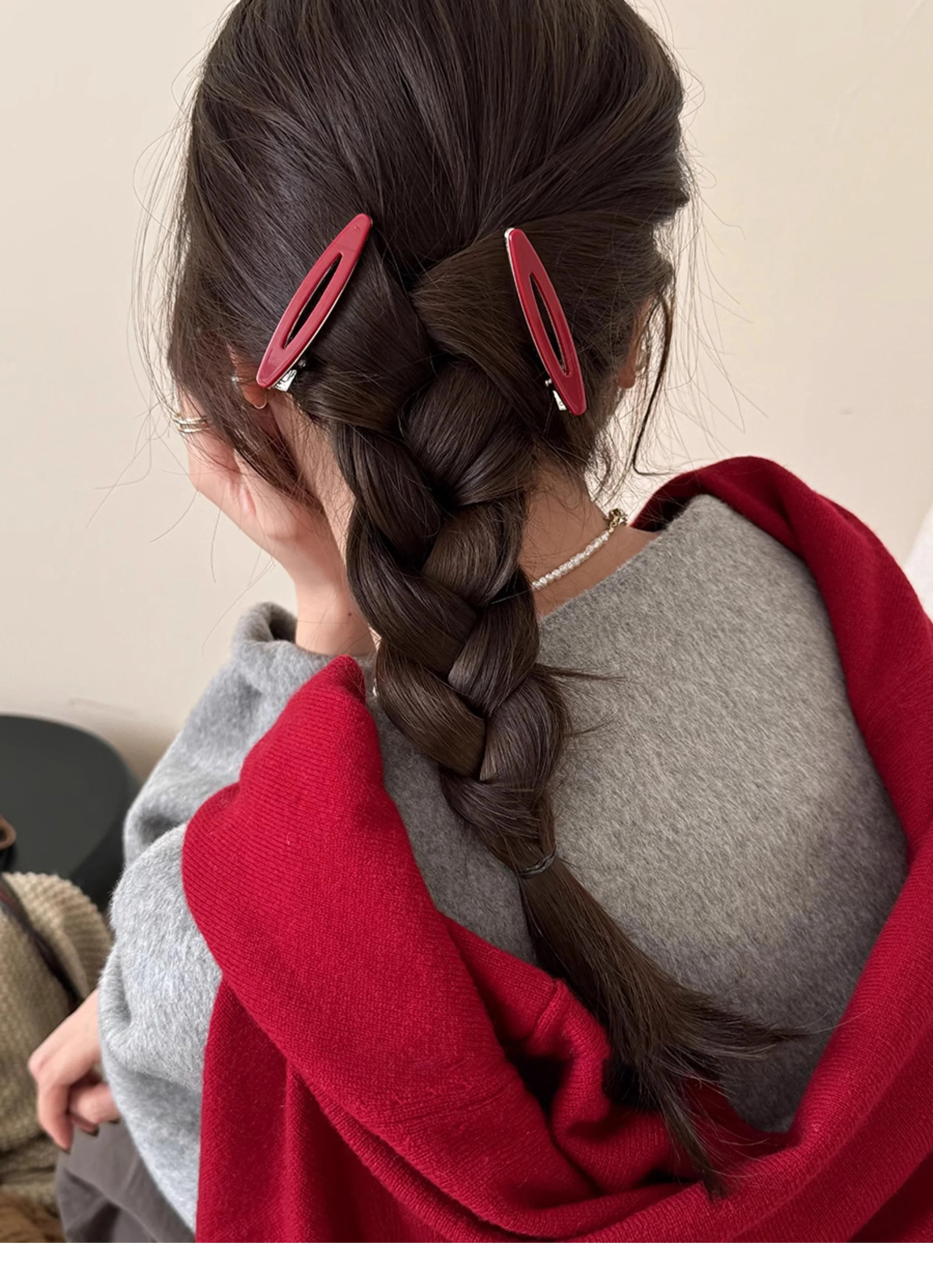 Colorful Acetate Hair Clips Set for Women - Smarsty