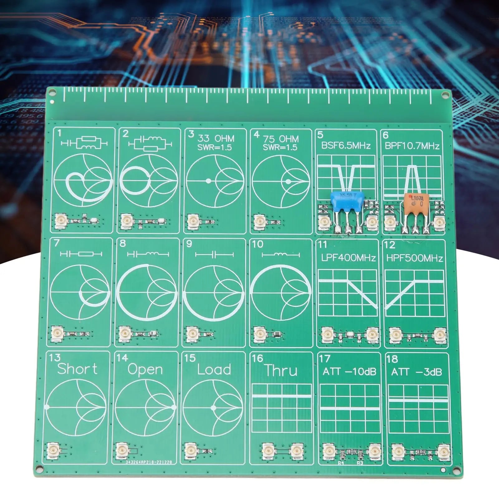 RF Test Board Demo Kit with 18 Functional Modules - Smarsty