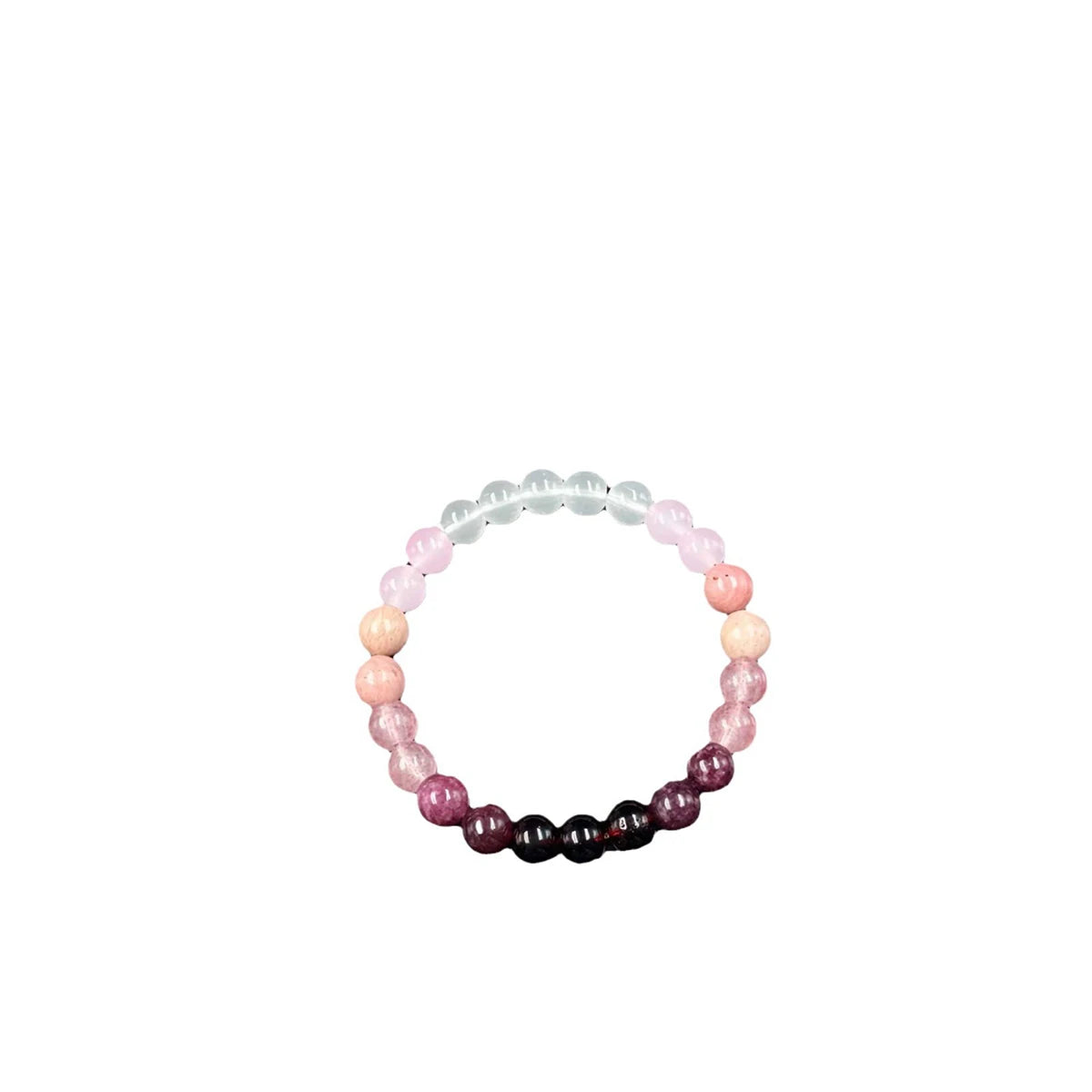 Pink Amethyst Beaded Bracelet for Self Love - Smarsty