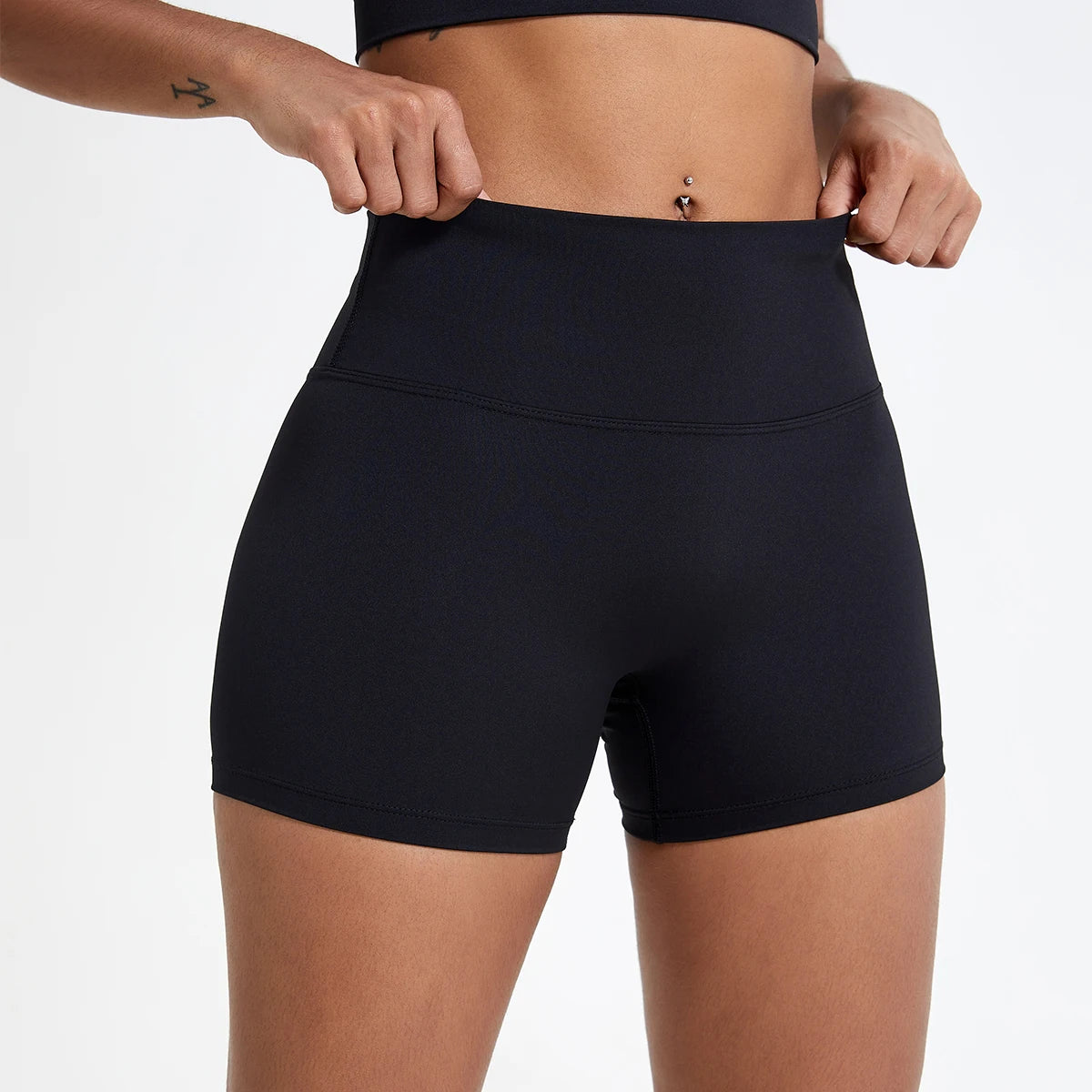 Hearuisavy Running Sports Shorts Women Buttock Lift Gym Leggings Women Cycling Slim Fit Workout Shorts High Waist Yoga Shorts - Smarsty