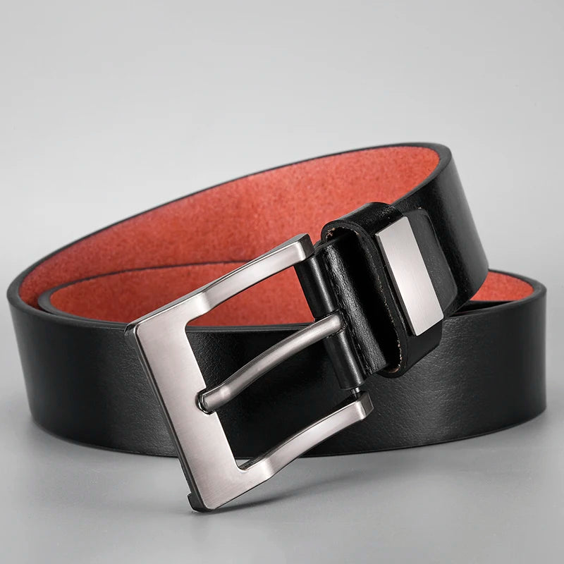 Mens Leather Belt Vintage Style High Quality Designer Strap - Smarsty