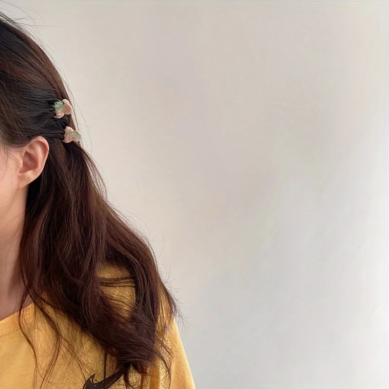 Mini Acetate Hair Claws Set Secure Cute Elegant Clips - Smarsty