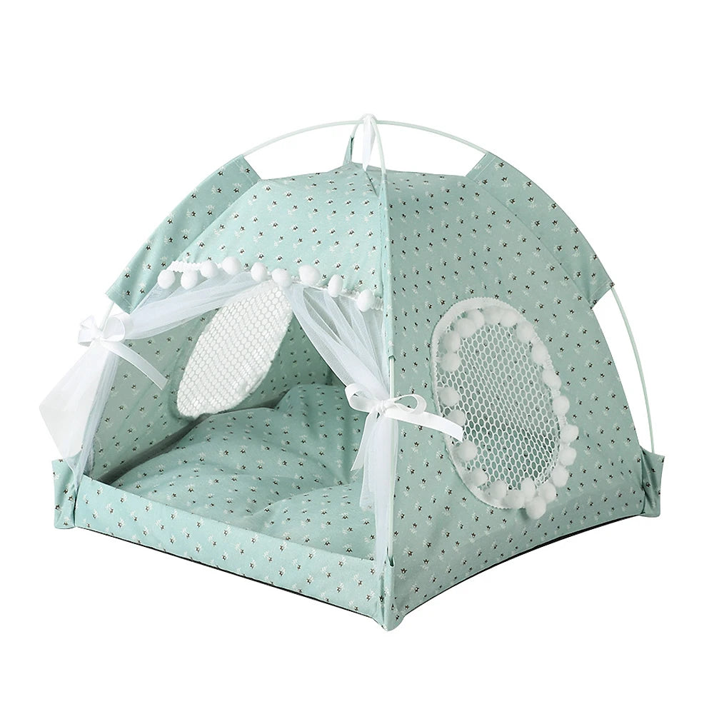 Foldable Cat Tent Bed for All Seasons - Smarsty