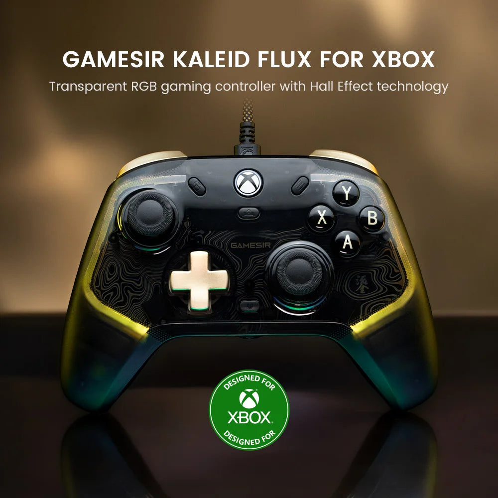 GameSir Kaleid Wired Xbox Controller with Hall Effect Joystick - Smarsty
