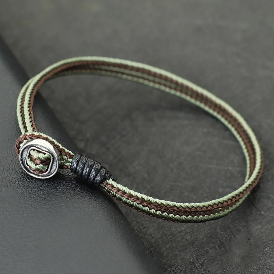 Grade A Weaven String Bracelet For Men Casual Outdoor Use - Smarsty