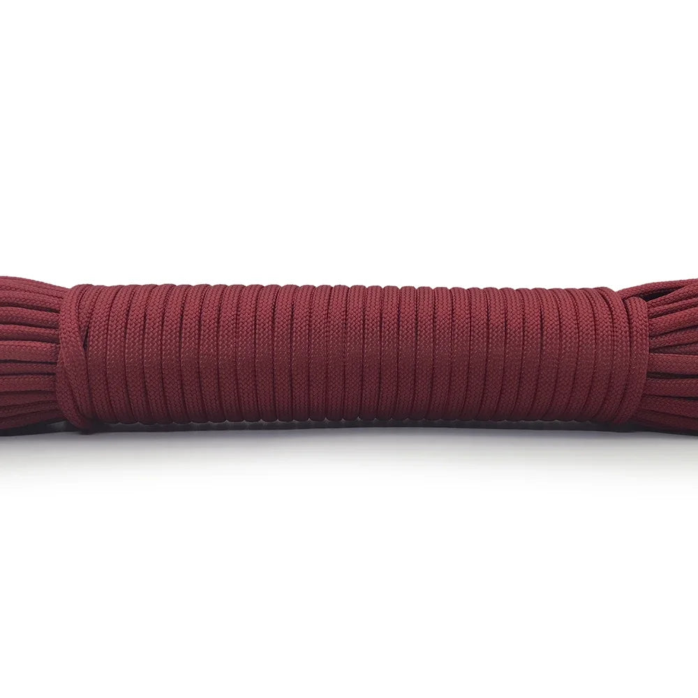 New Color Dia 4 MM 31 Meters 9 stand Cores Paracord Parachute Cord Lanyard Tent Rope For Hiking Camping Clothesline DIY Bracelet by Smarsty