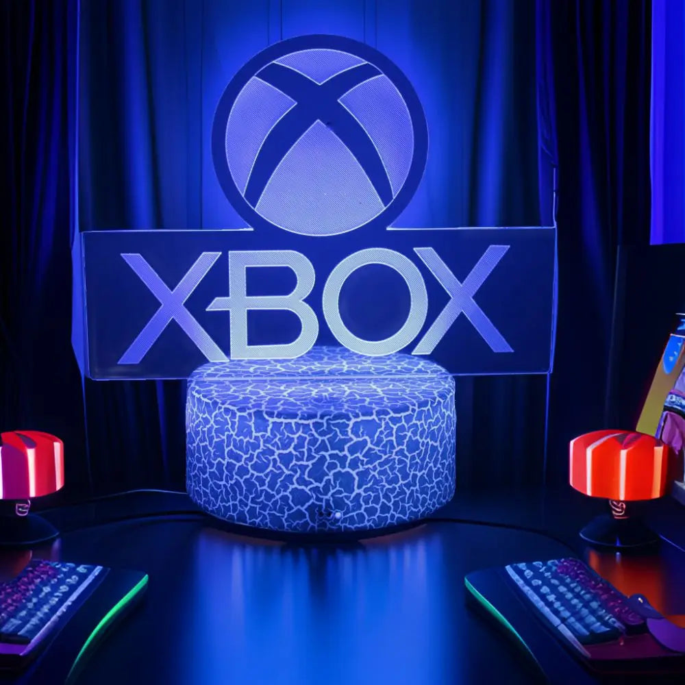 Neon Gamer 3D LED Night Light for Gaming Room - Smarsty