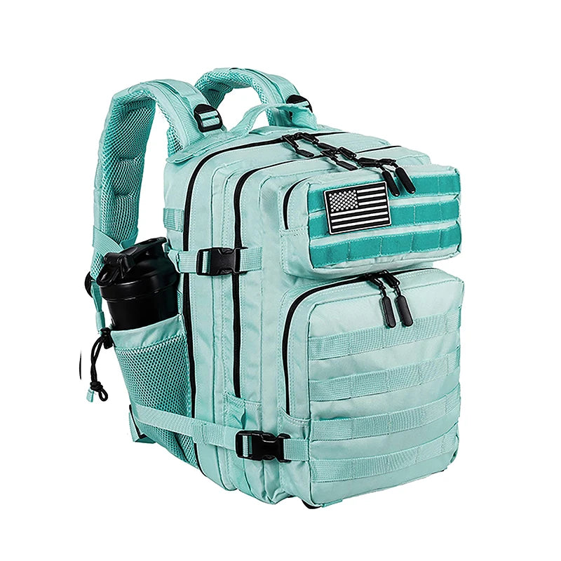 LHI 45L/35L/25L Tactical Backpack for Men and Women Waterproof Athlete Gym Outdoor Bag Travel Hiking Rucksack with Bottle Holder - Smarsty