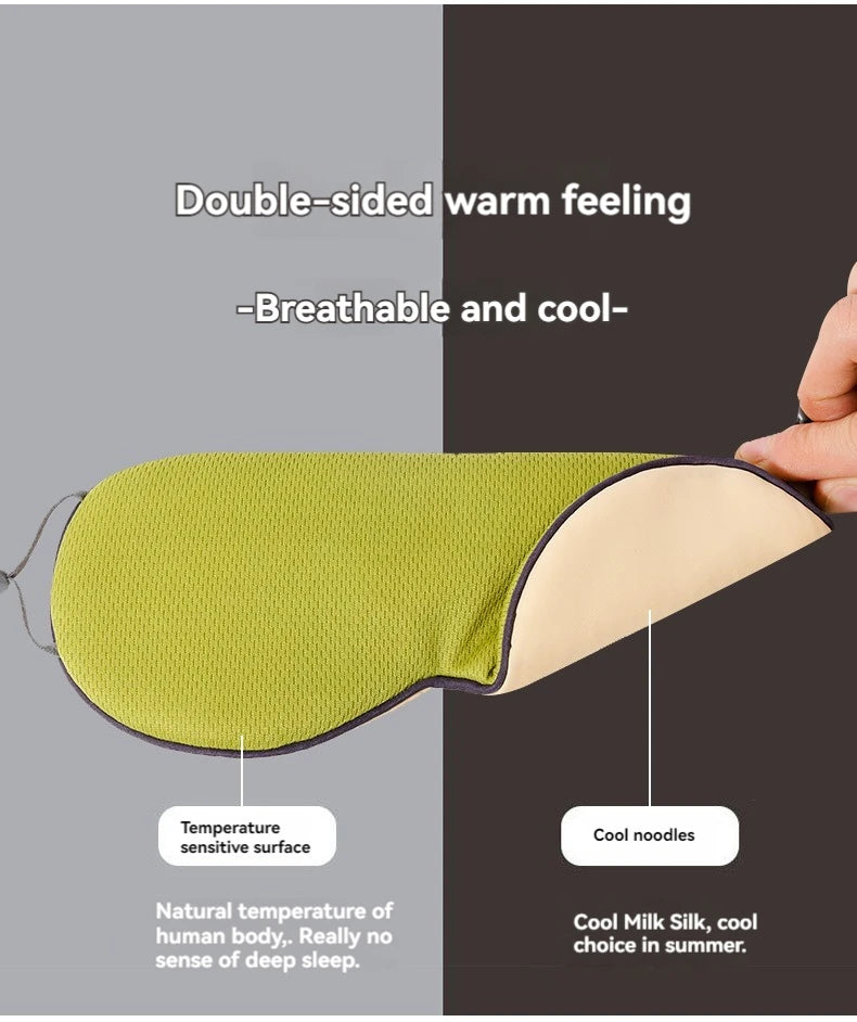 Korean Style Ice Silk Eye Mask for Travel Comfort - Smarsty