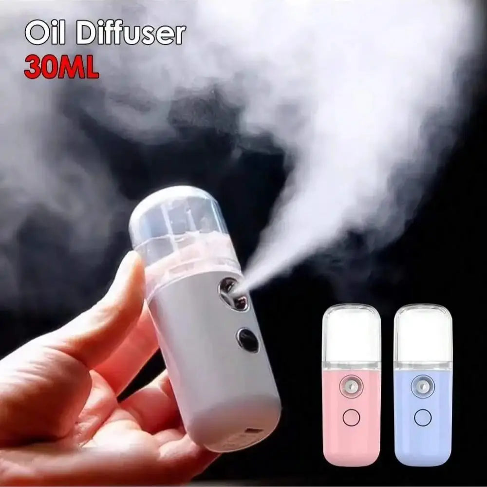 USB Mist Facial Sprayer Humidifier Rechargeable Nebulizer Face Steamer Moisturizing Beauty Instruments Face Skin Care Tools - Smarsty