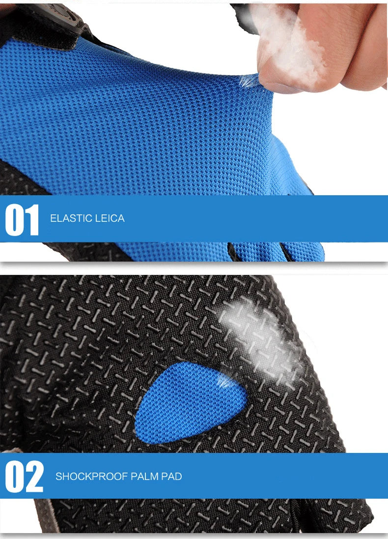Breathable Anti Slip Half Finger Cycling Gloves for Men and Women - Smarsty