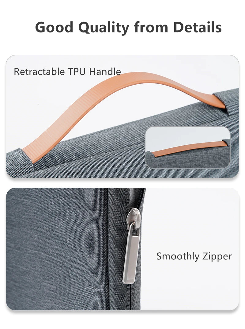 Shockproof Multi Pocket Laptop Sleeve For MacBook Pro