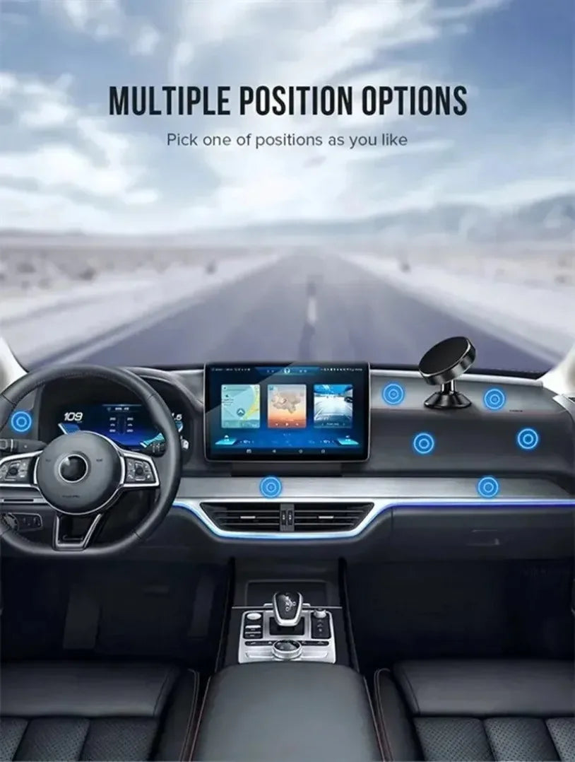 360 Degree Rotation Magnetic Car Phone Holder for iPhone - Smarsty