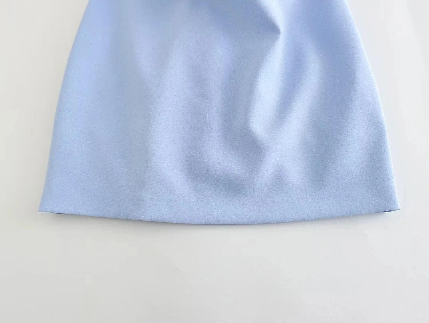TRAF Dress Women Off Shoulder Corset Short Dresses Ruched Backless Blue Black White Dress Woman Sexy Bodycon Party Dresses - Smarsty